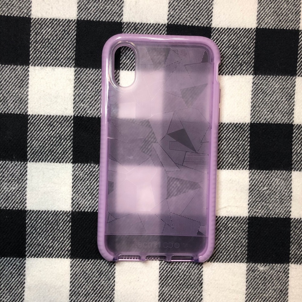 Tech21 Evo Edge iPhone X/XS Purple Case